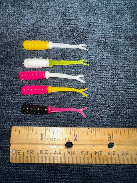 2" ribbed fluke tail